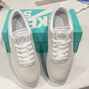 Nike Women's Shoes in White and Cream